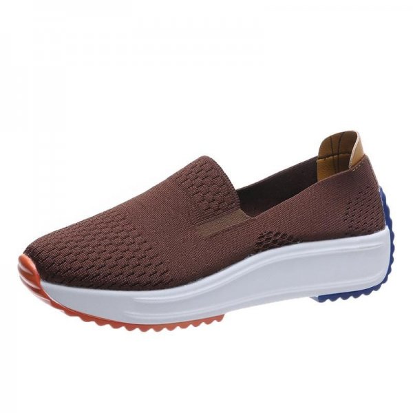 Women's Breathable & Lightweight Platform Loafers: Fly in Style with Casual Sneakers!