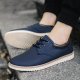 Men's Leather Casual Shoes, Wear-resistant Non-Slip Flats, Spring And Summer