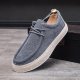 Men's Lightweight Comfy Slip-On Casual Shoes, Breathable Non-Slip Suede Shoes, Spring And Summer