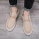 Men's Lightweight Comfy Slip-On Casual Shoes, Breathable Non-Slip Suede Shoes, Spring And Summer