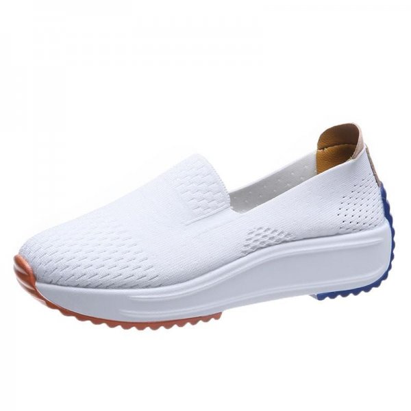 Women's Breathable & Lightweight Platform Loafers: Fly in Style with Casual Sneakers!